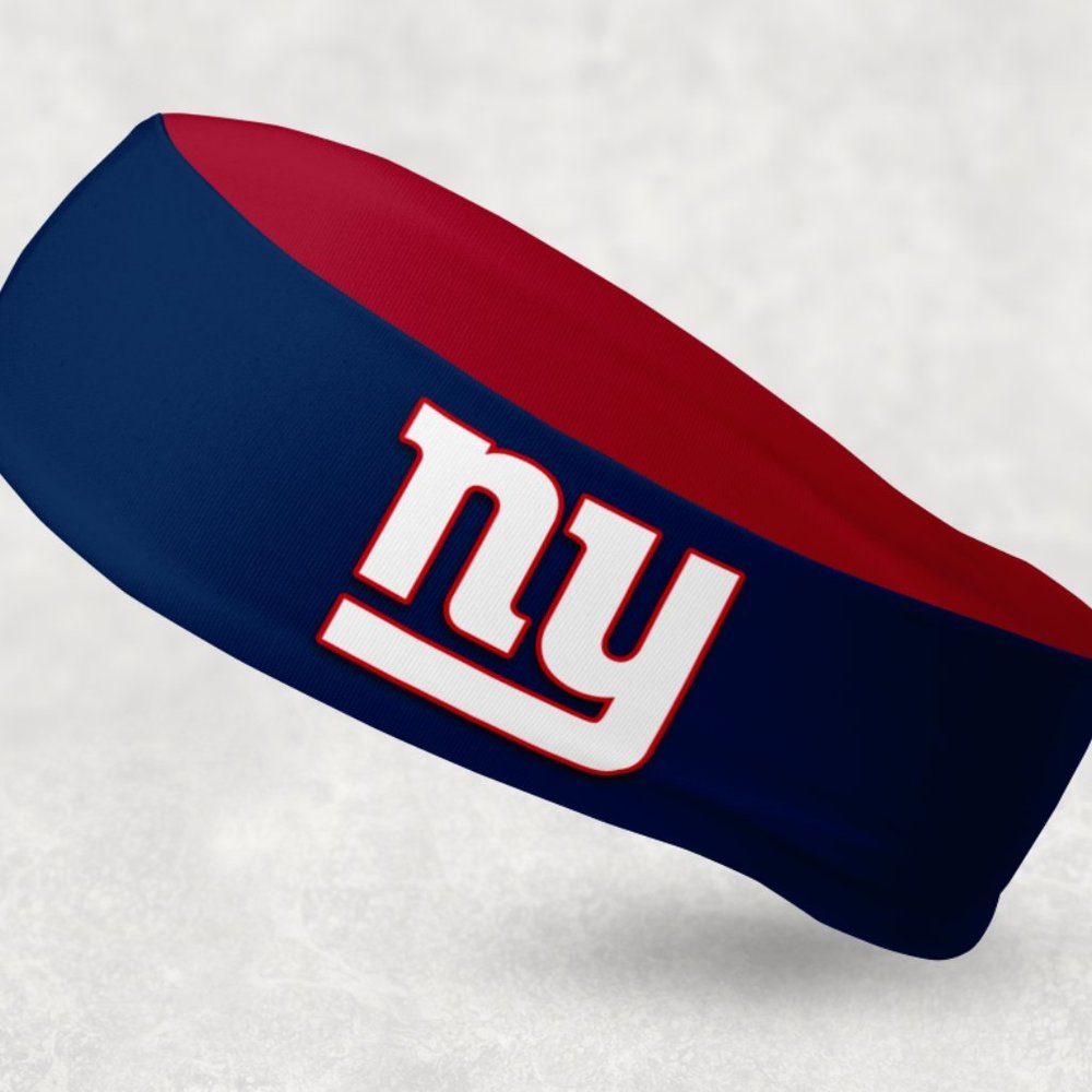 NEW - Reversible New York Giants Headband